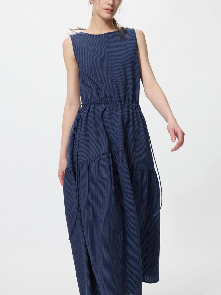 Nil Tiered Dress — model front